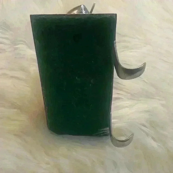 Vintage Silver Plated Buck Double Christmas Stocking Holder - Picture 6 of 6